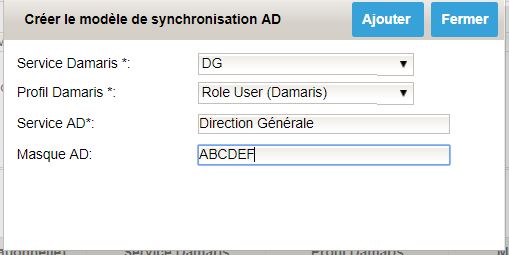 Damaris RM Synchronisation AD