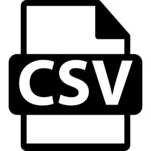 Fichiers CSV