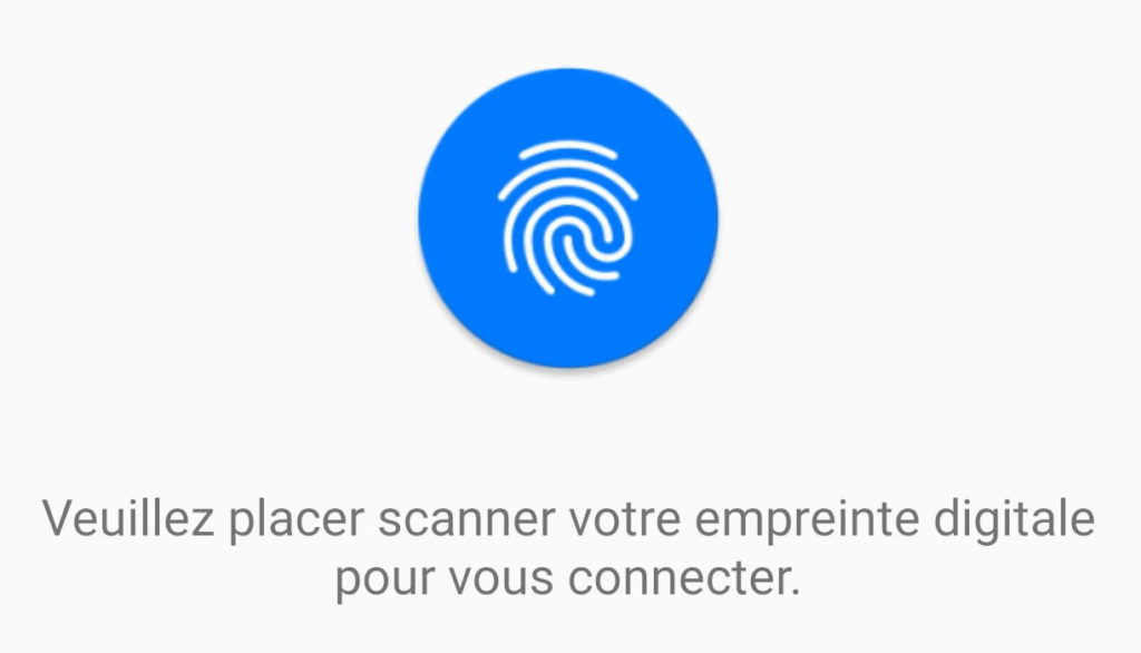 Lecture empreinte digitale Damaris Mobile