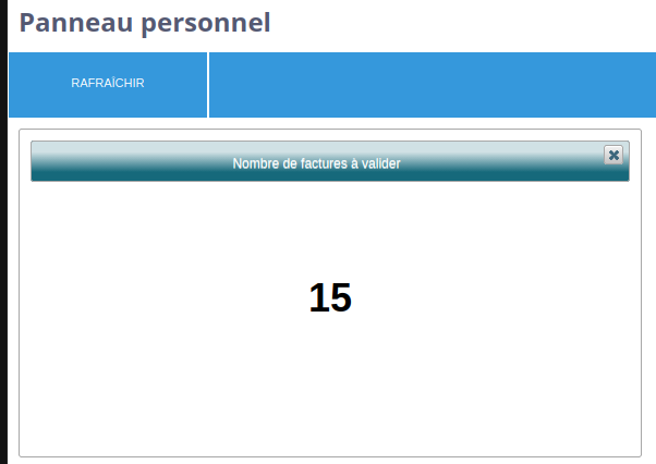 Damaris RM Panneau personnel nombre de documents
